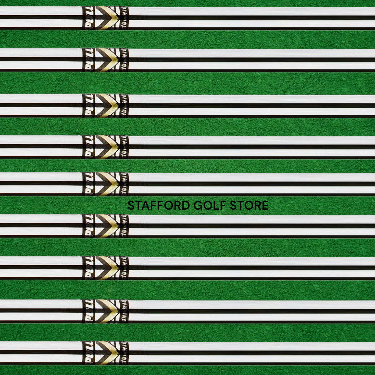 Apollo Standard Stepless Steel Iron Shafts .370 Parallel Tip R/S