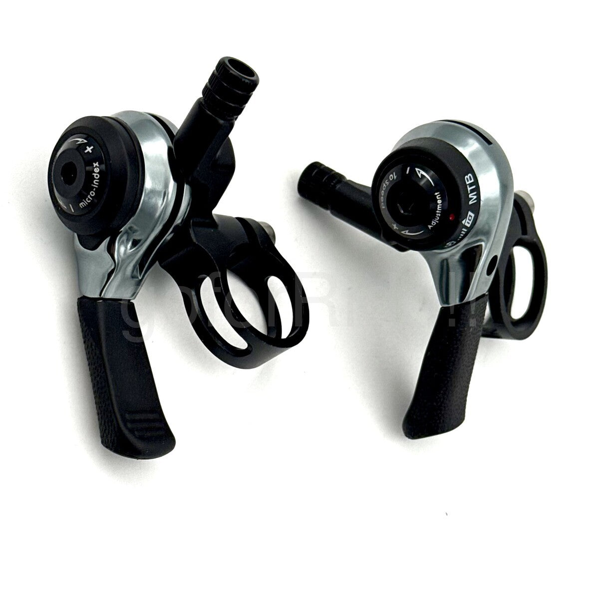 Microshift 2/3x10 Speed MTB Thumb Shifter Pair - Left & Right, 22.2mm Clamp
