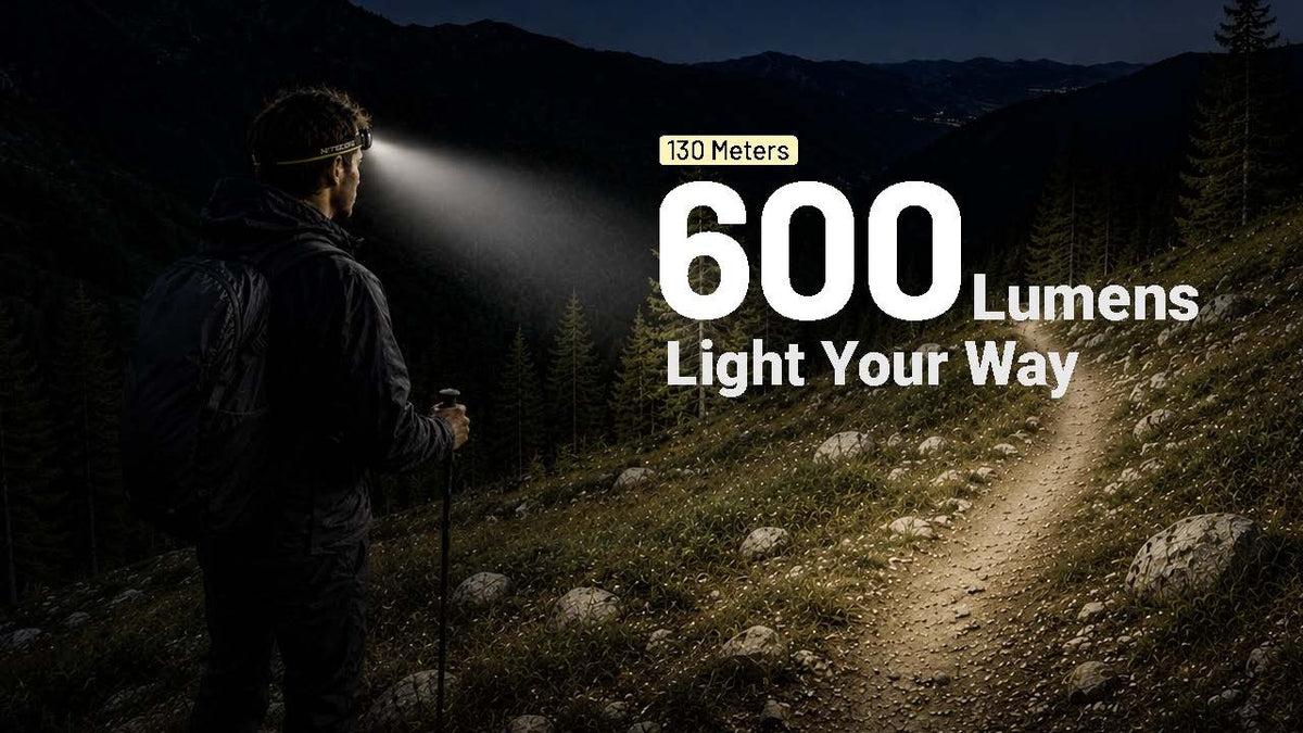 600 Lumen RGB Headlamp with Multiple Color Temperatures - Lightweight, Versatile Head Torch