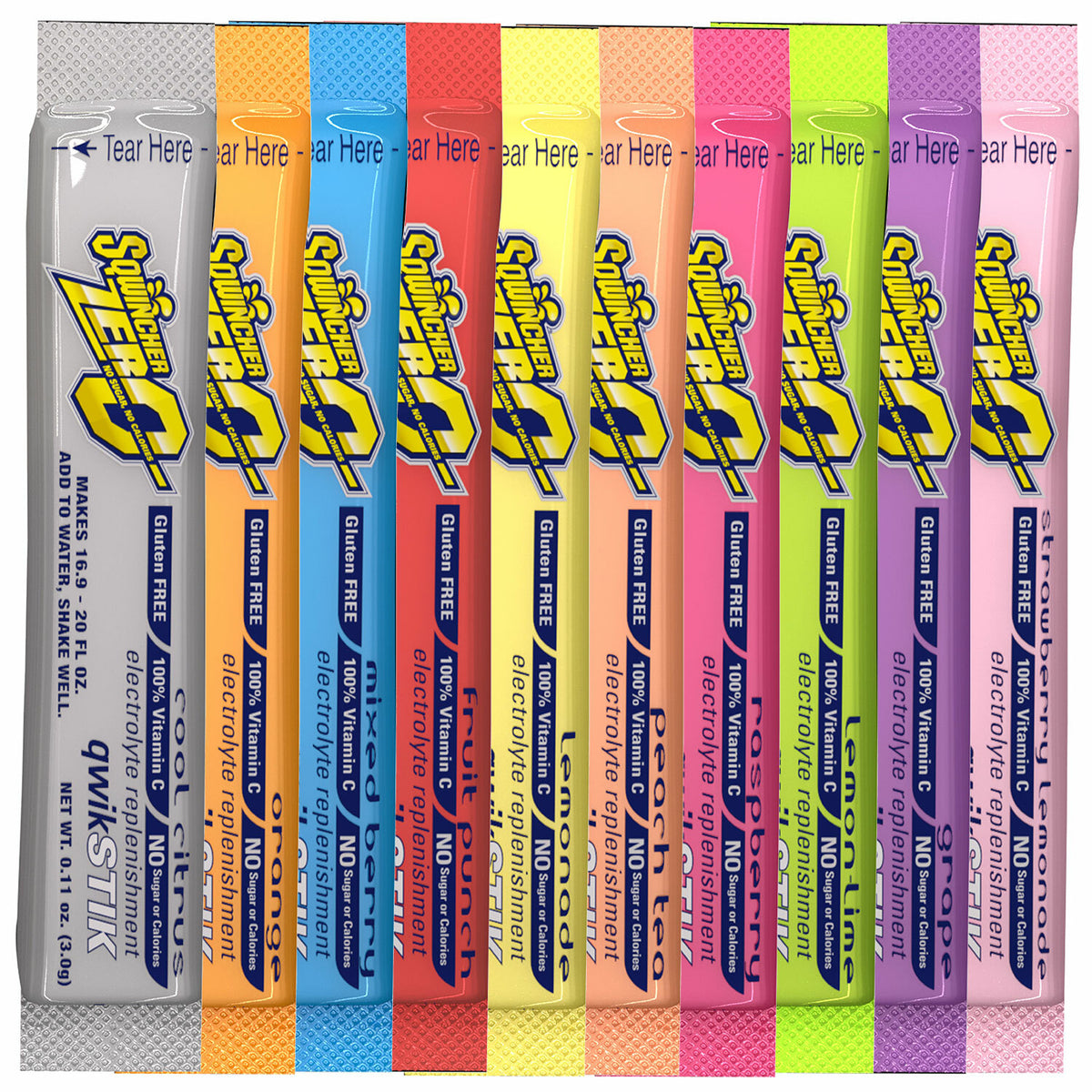 Sugar-Free Electrolyte Powder Pack for Sports Hydration, 50 Sticks