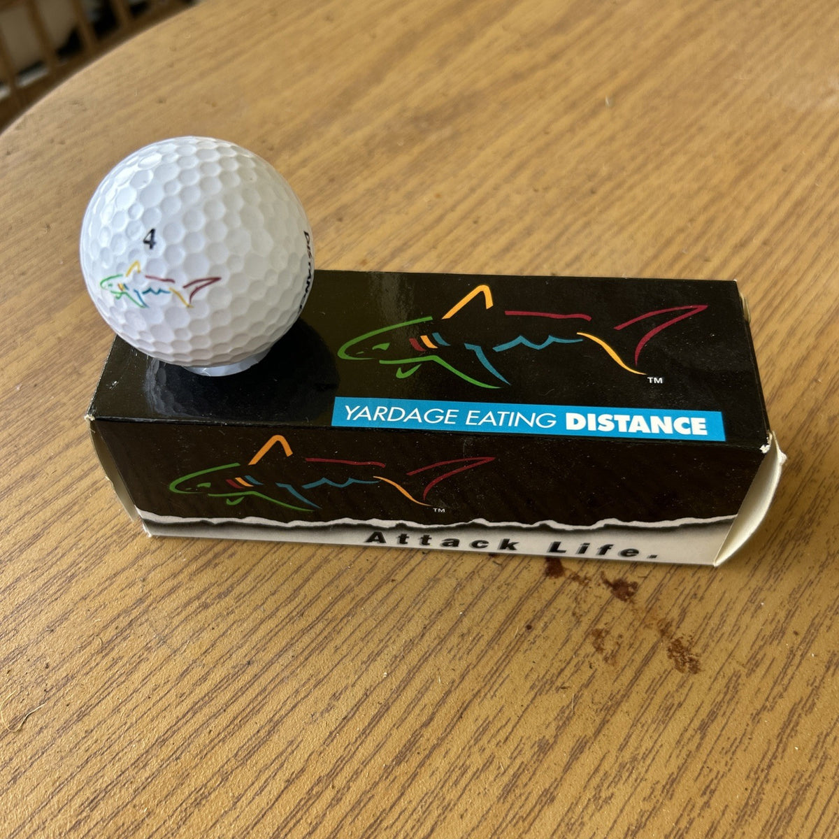 Vintage Golf Balls 3-Pack - Greg Norman Attack Life, New