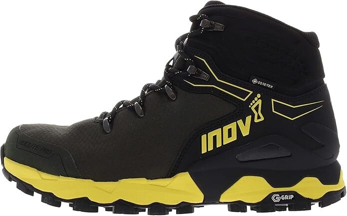 Men's Hiking Boots Waterproof Gore-Tex Pro G 400 Roclite Shoes Black Yellow