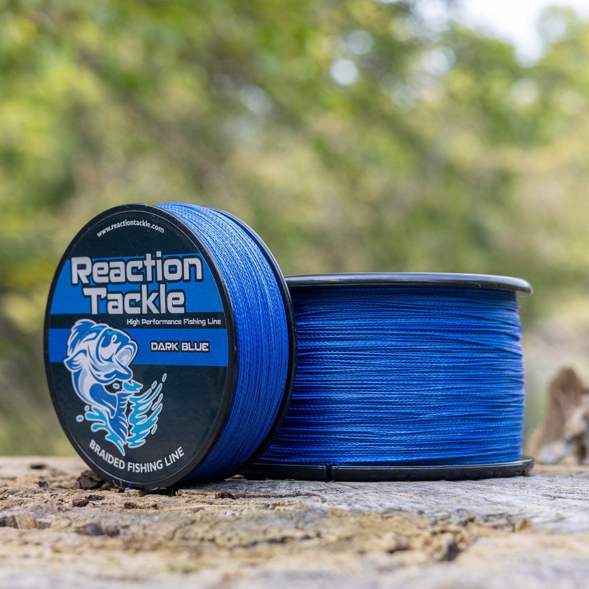 High Performance Braided Fishing Line - Dark Blue, 4 Strand, Heavy Duty