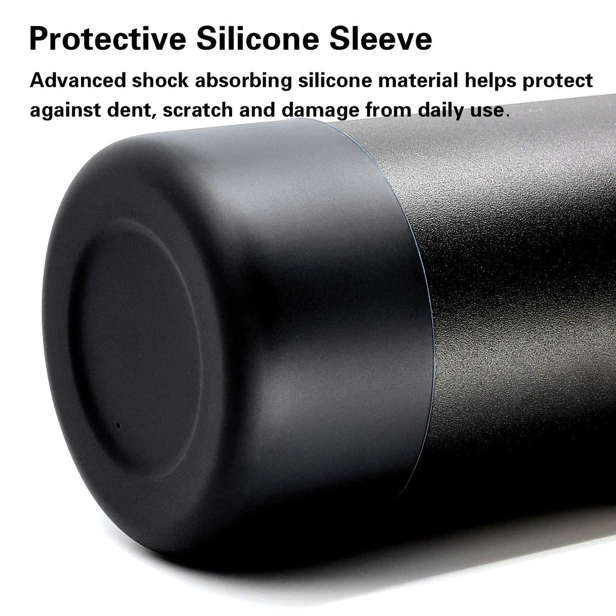 Silicone Bottle Boot Sleeve for Hydro Flask - Anti-Slip Bottom Cover, Protects 12-40 oz Water Bottles