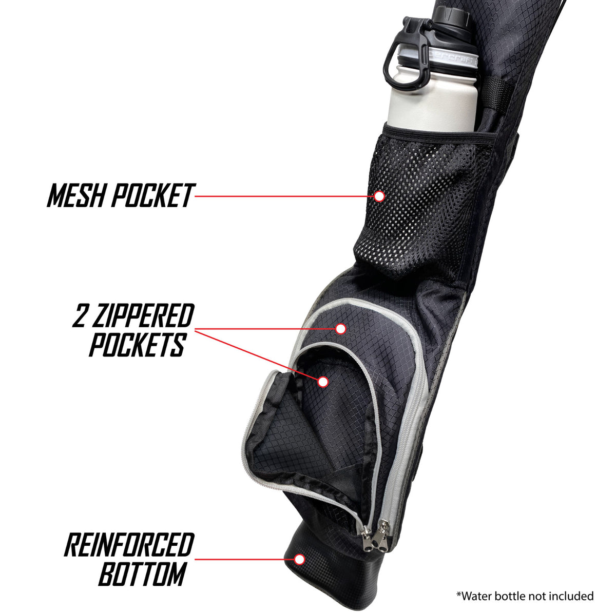 Lightweight Golf Stand Bag for Range and Par-3 Courses - Holds 7 Clubs