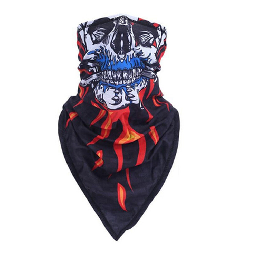 Multifunctional UV Protection Skull Face Mask Neck Gaiter for Outdoor Sports