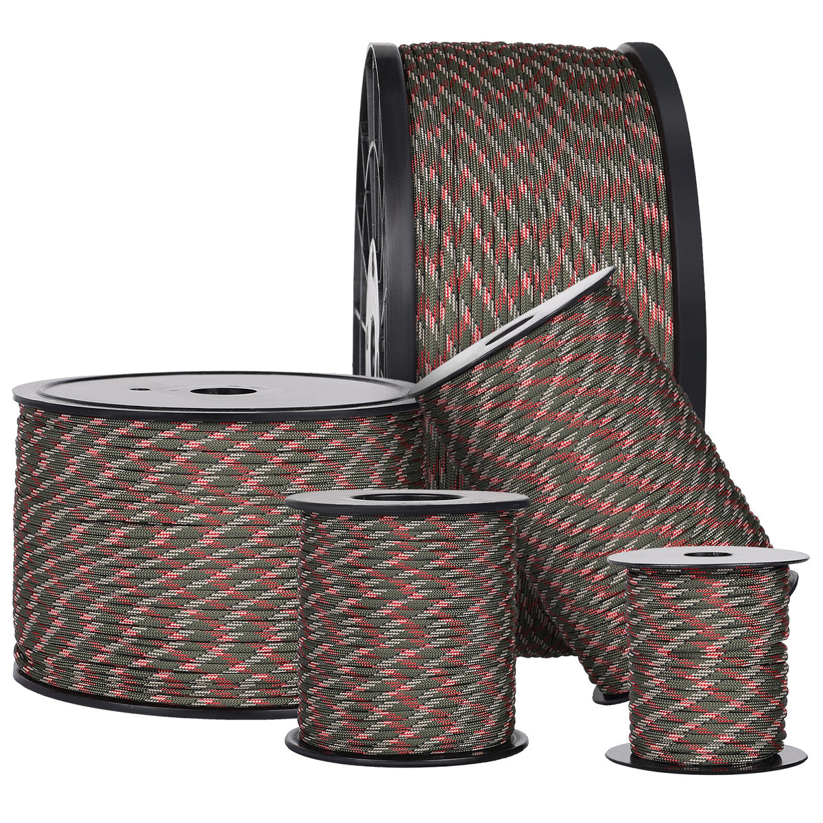 550 Paracord Parachute Cord in Spool - Heavy Duty Nylon Utility Rope