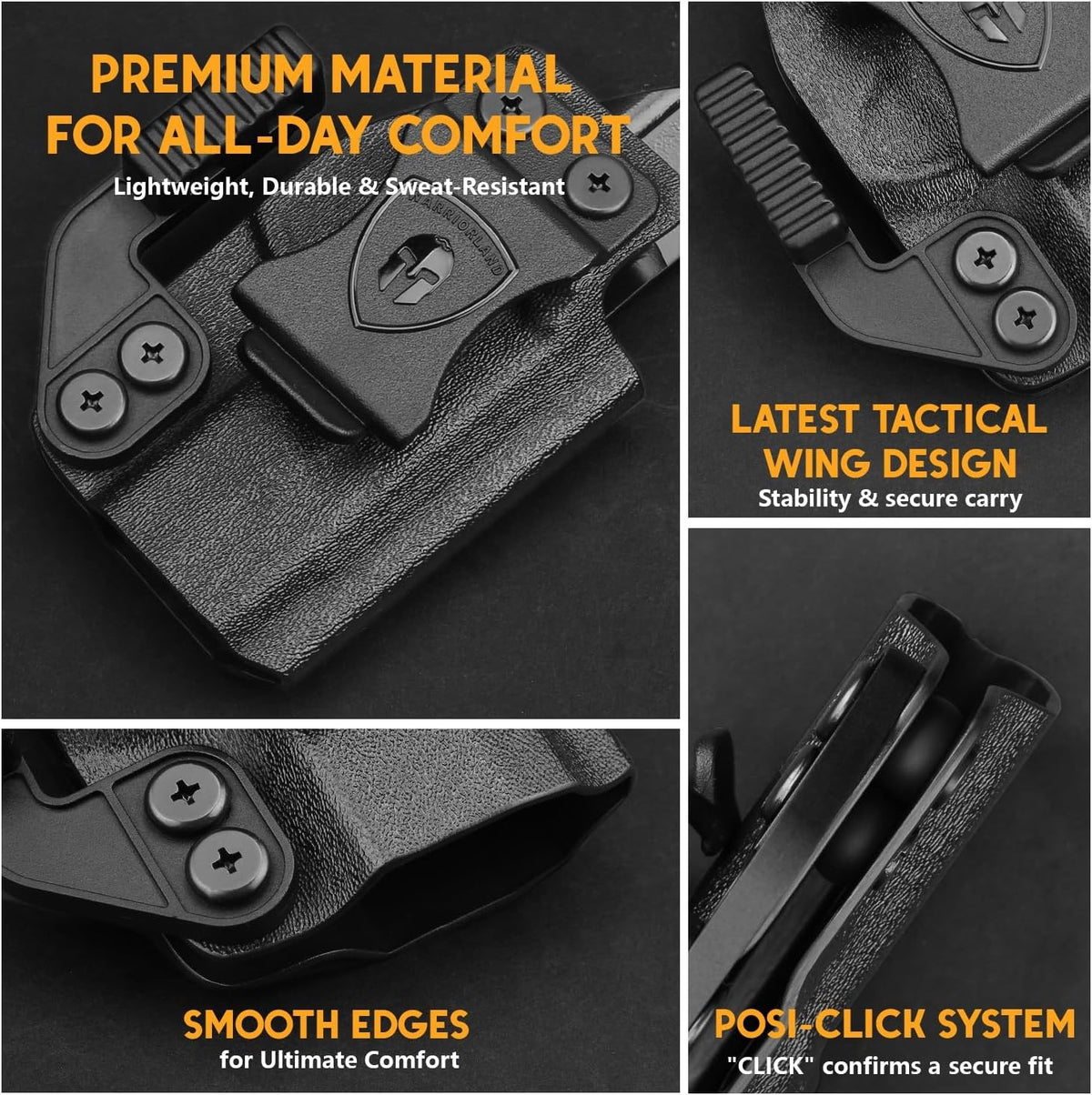 Kydex Holster for S&W Bodyguard 2.0 Concealed Carry with Optic Cut & Claw