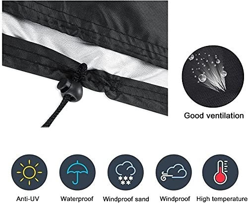 8 Ft Pool Table Cover Waterproof, Fade/Weatherproof Billiard Table Cover