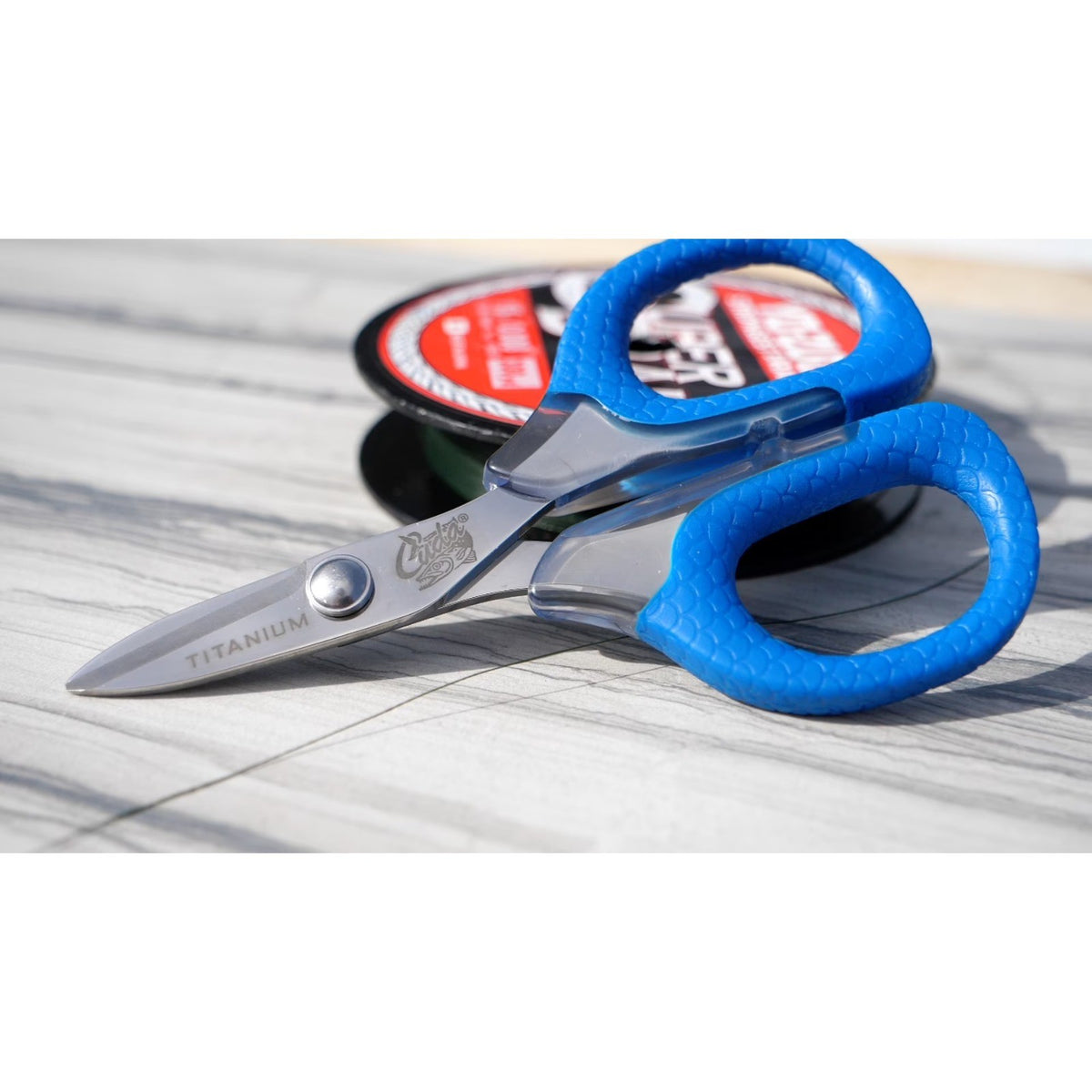 Fishing Line Cutter Shears - Stainless Steel Braid & Mono Line Snips