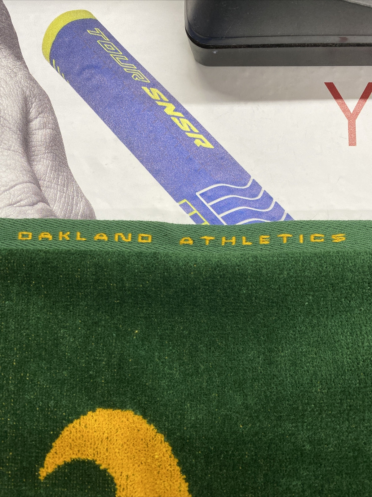 Oakland A's MLB Woven Golf Towel - Made in USA Sports Accessory