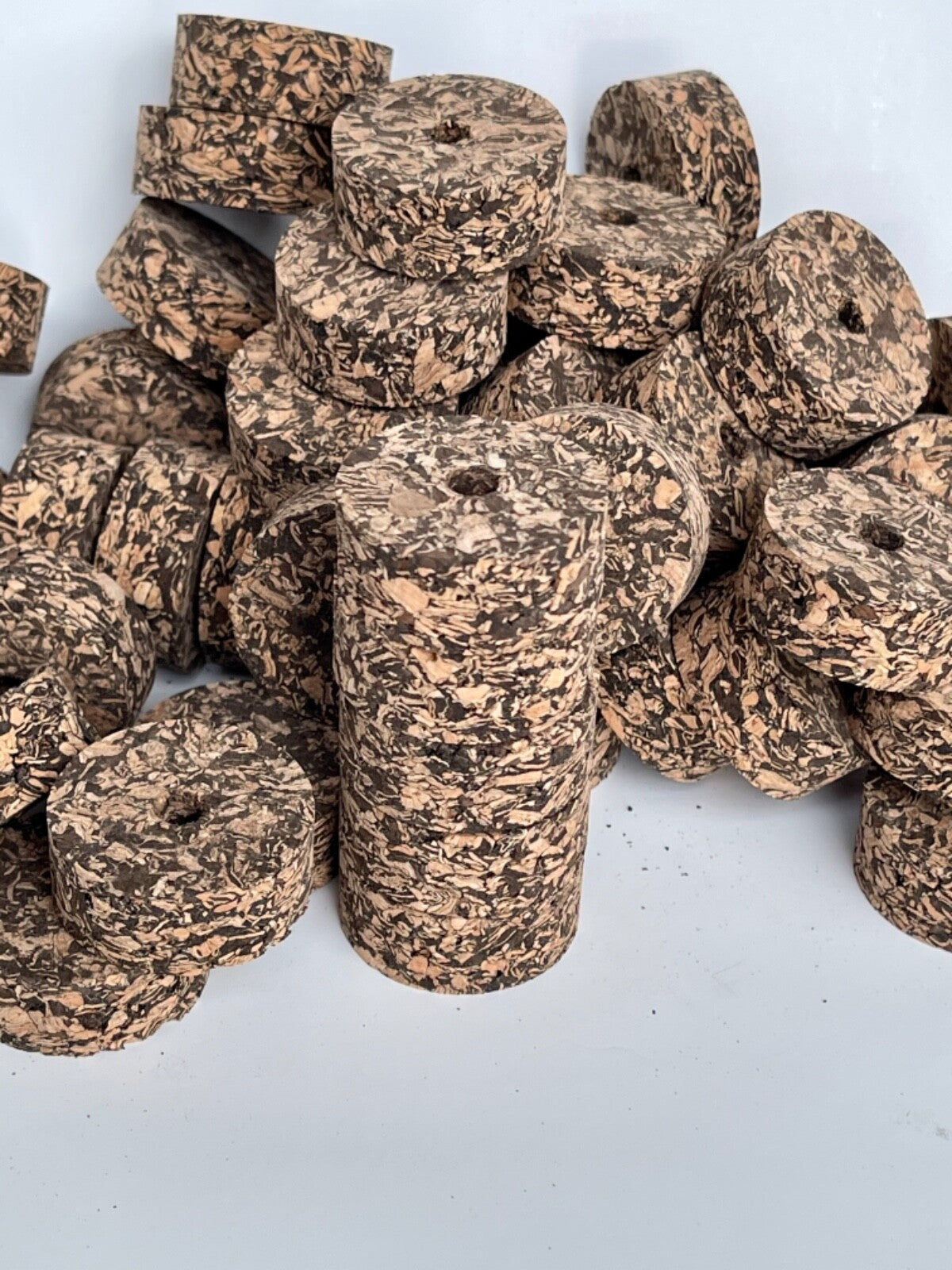 Cork Rings for Custom Rod Building - 36 Cactus Burl Rings 1 1/4" x 1/2"