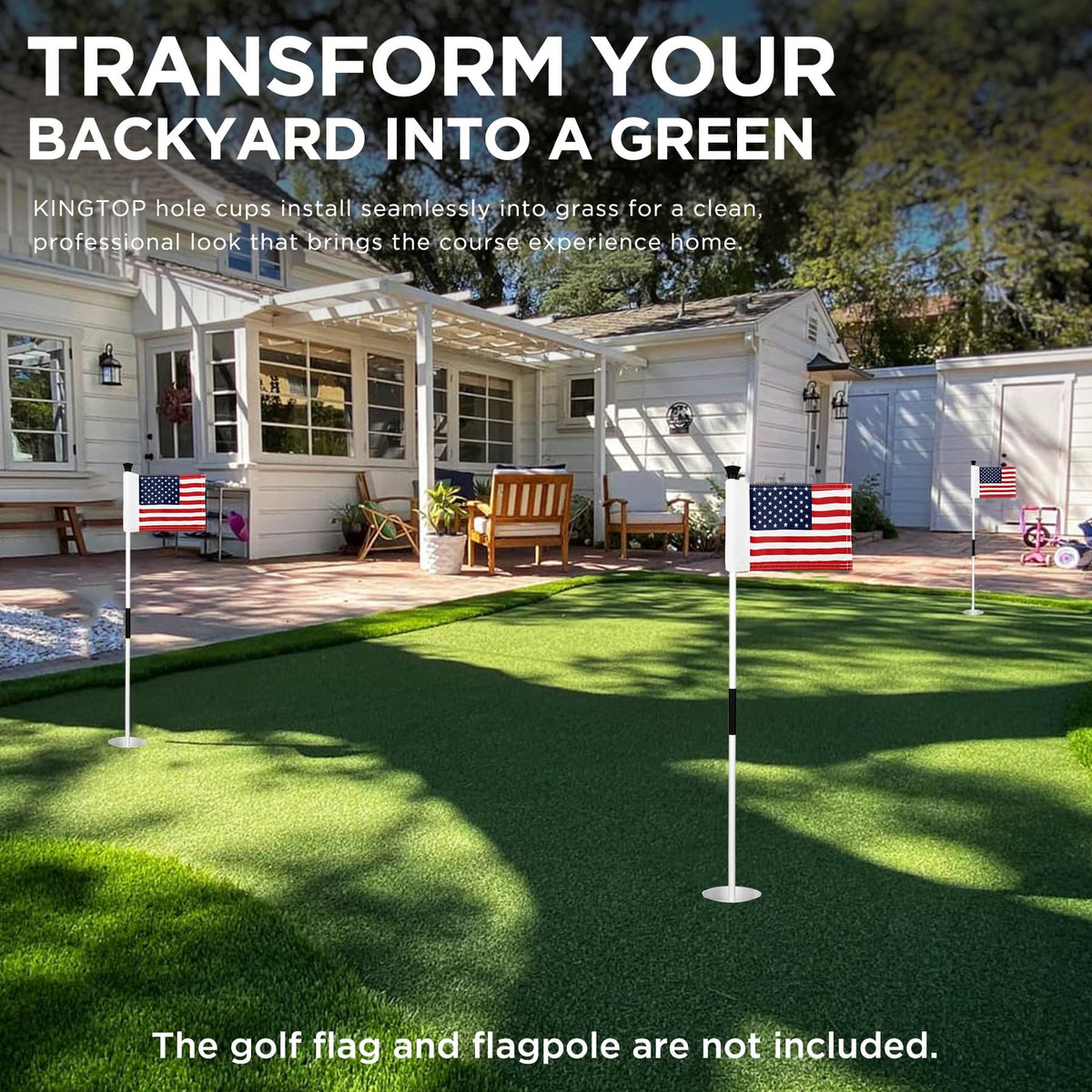 Golf Hole Cup - 6 Inch Height, PGA/USGA Standard, Golf Accessories