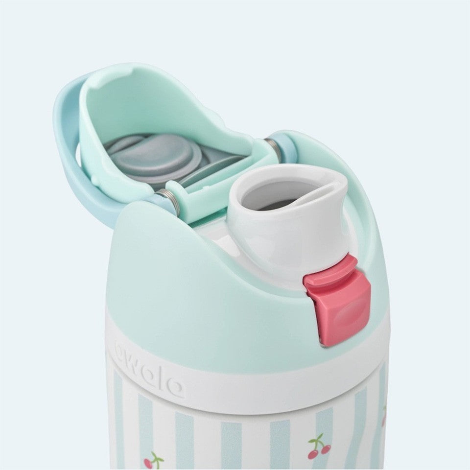 24oz Insulated Cherry Water Bottle with Flip Lock - Birthday Bash