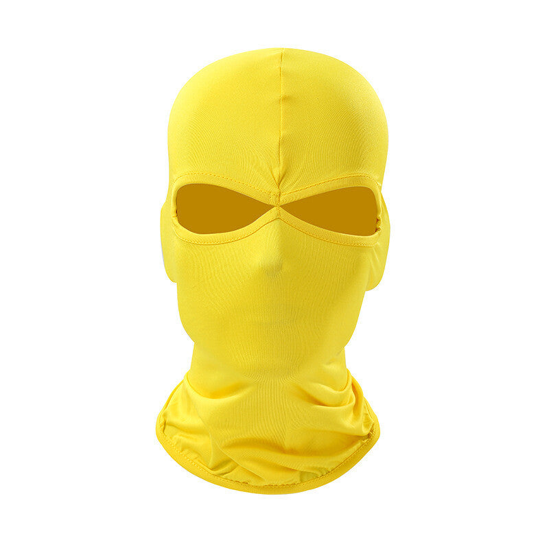 Unisex Full Face Mask with 2 Holes UV Sun Protection Ski Mask for Men Women