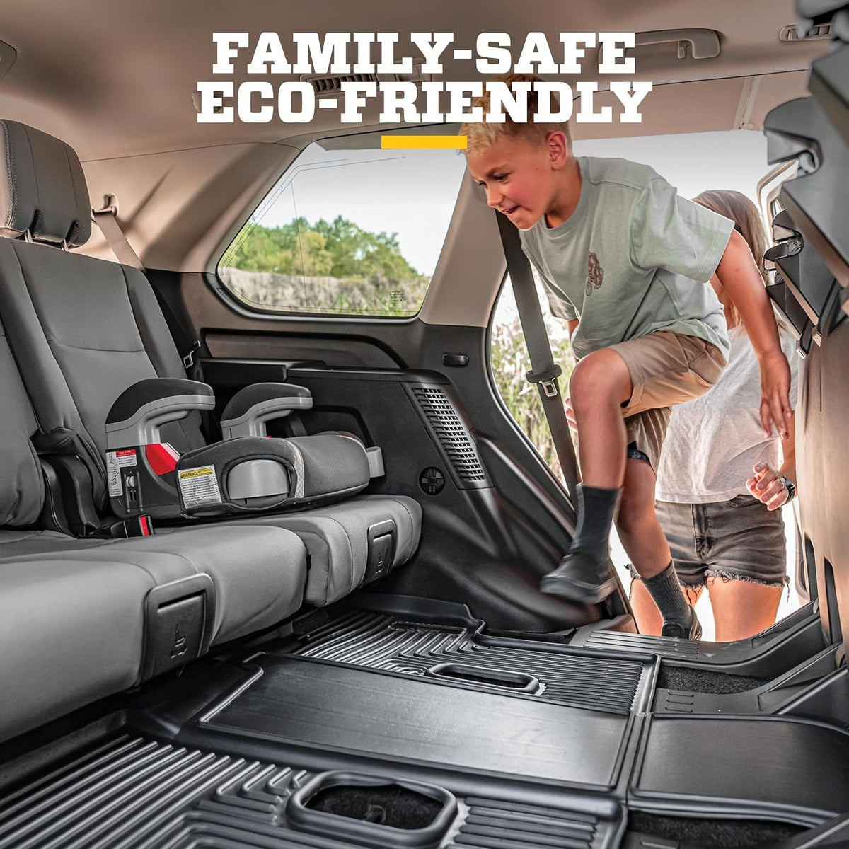 Weatherbeater Floor Mats Fits 2017-2026 Honda Ridgeline Front Row 2-Piece Black