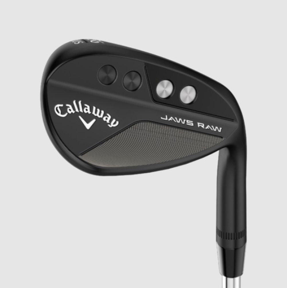 Jaws Raw Black Plasma Wedge - 58° Lob Wedge with W-Grind Steel Shaft