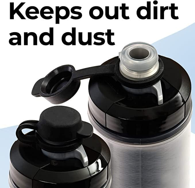 Silicone Mud Caps for CamelBak Water Bottles - BPA-Free Replacement Set