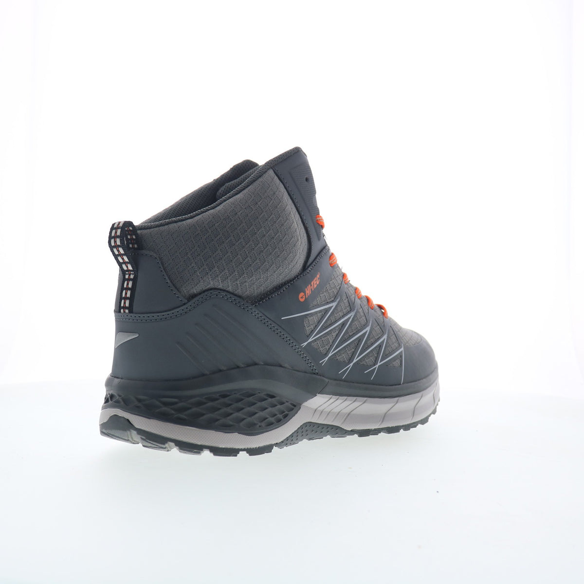 Men's Hiking Boots Waterproof Synthetic Laces Mid-Height Outdoor Footwear