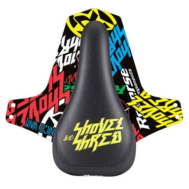 Cycling Saddle for Downhill Freeride & Slopestyle - Black/Yellow