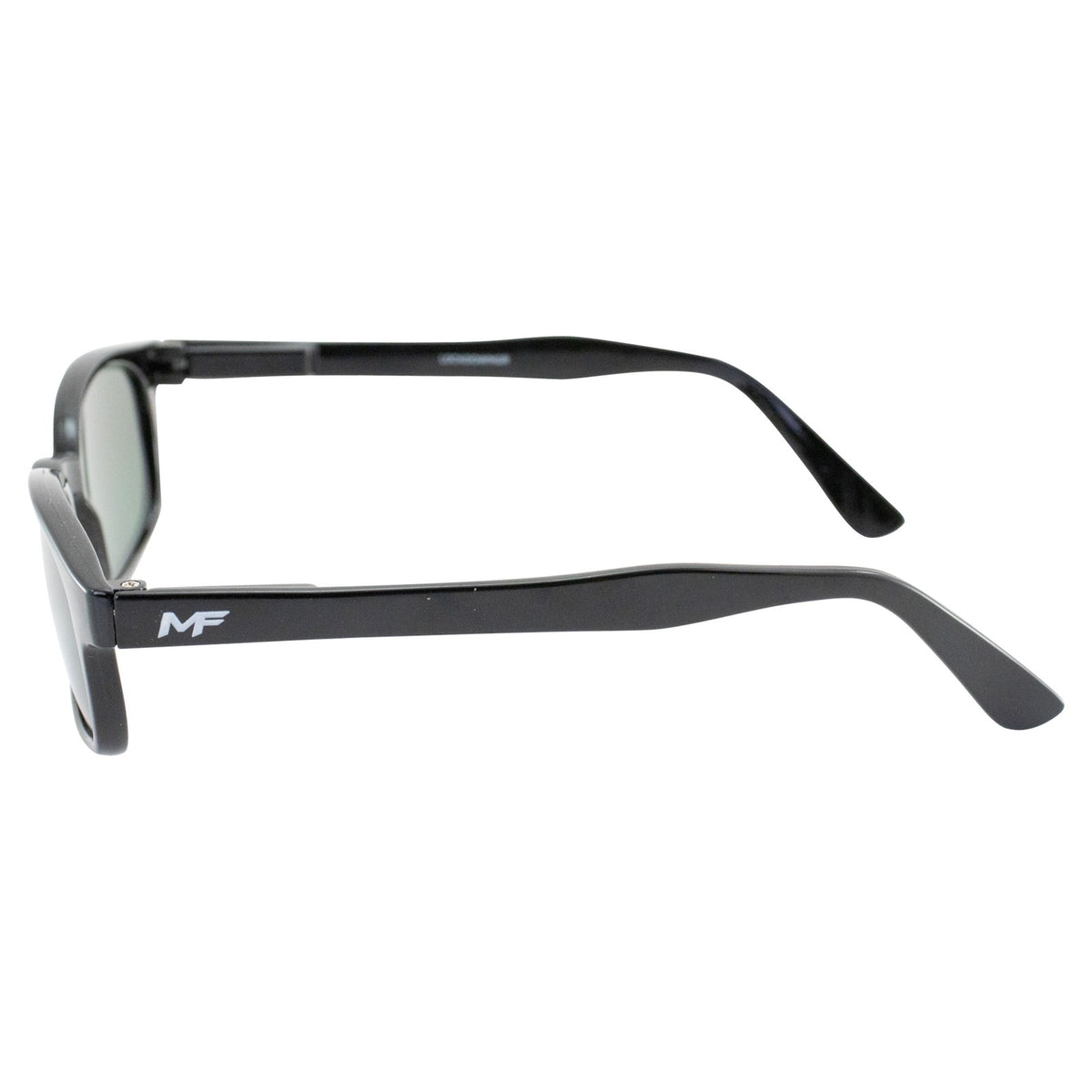 Motorcycle Sunglasses Black Frames Green Lenses UV400 Protection with Pouch