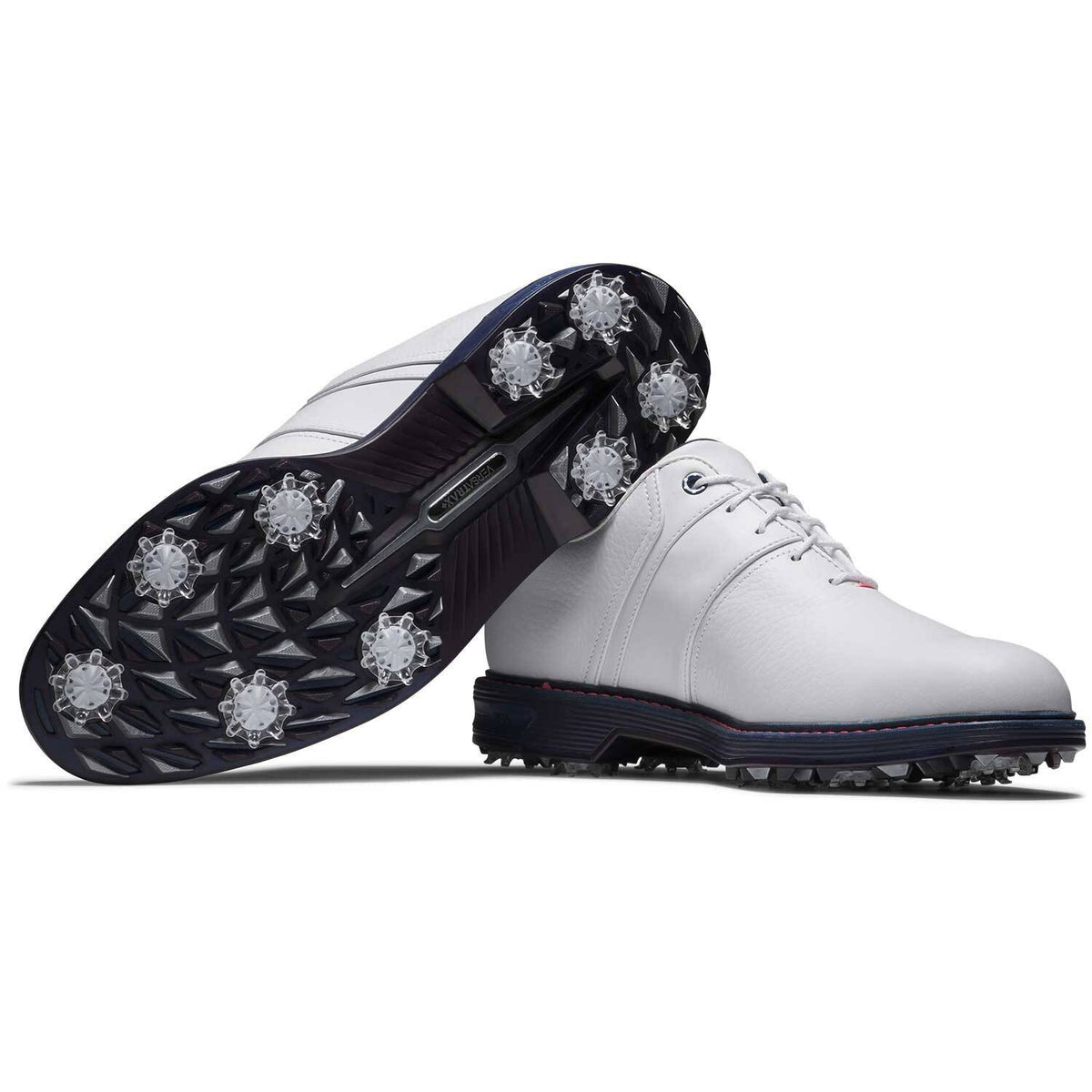 Men's Waterproof Golf Shoes Packard Series White Navy Pink - All Sizes