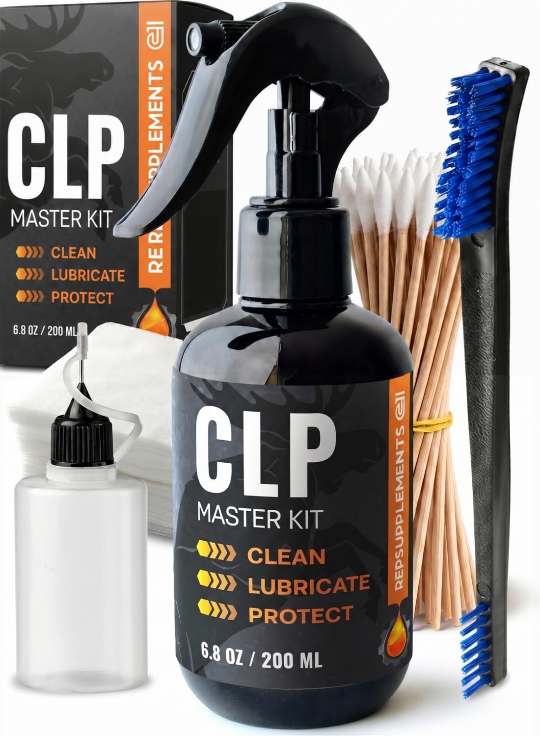 Gun Cleaning Oil Kit 3-in-1 Lubricates, Cleans & Protects - 6.8 Oz Spray
