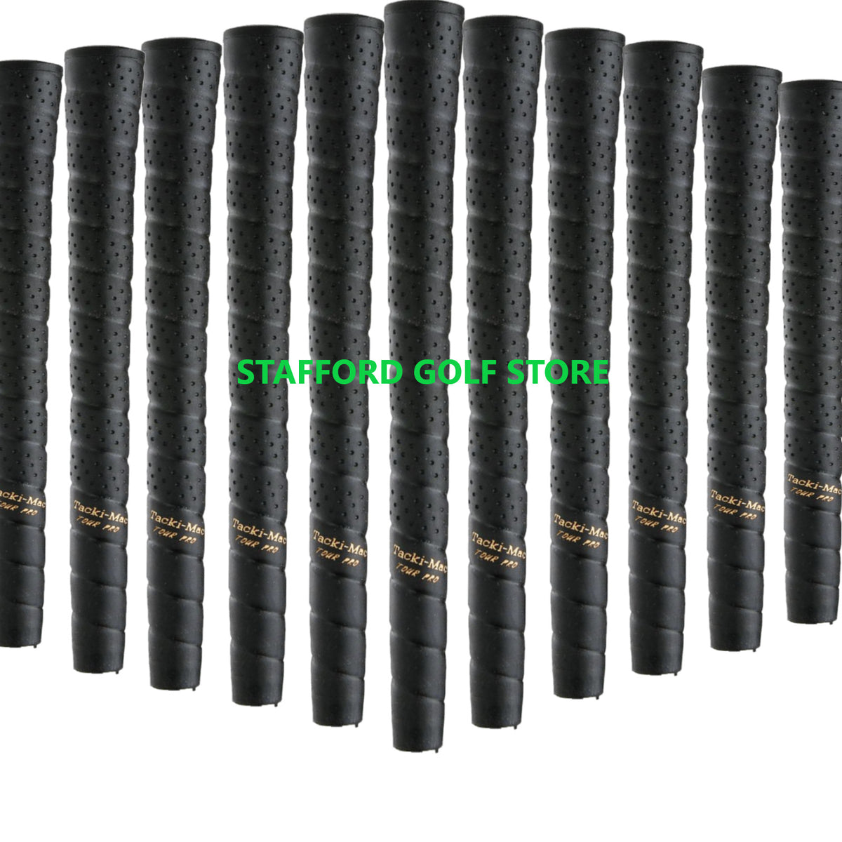 Perforated Golf Grips Bundle Set - Standard Midsize Jumbo - Stable, Comfortable Fit