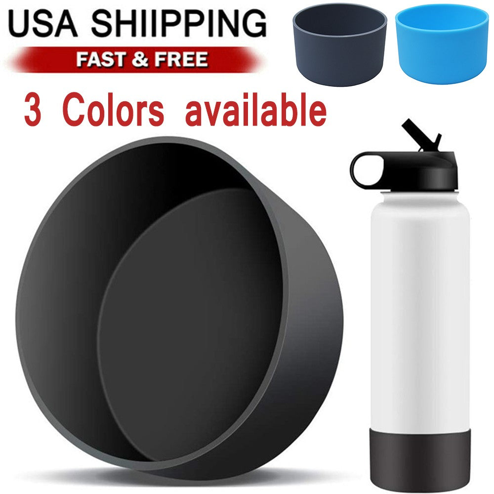 Protective Silicone Bottle Sleeve for Hydro Flask - Anti-Slip Bottom Cover
