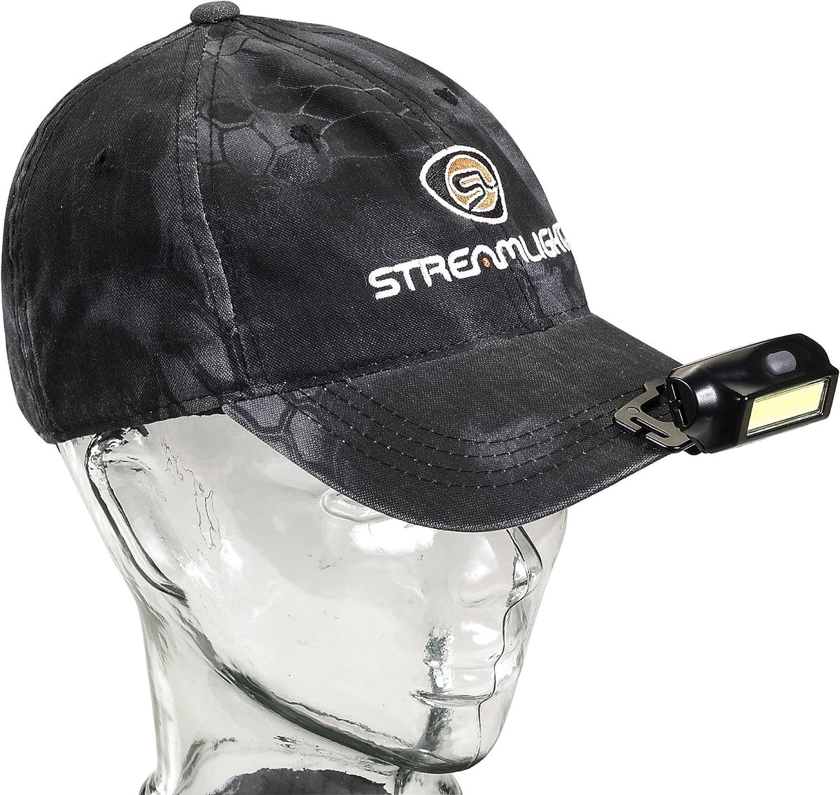 Rechargeable Headlamp with Color Band - USB Powered, Black