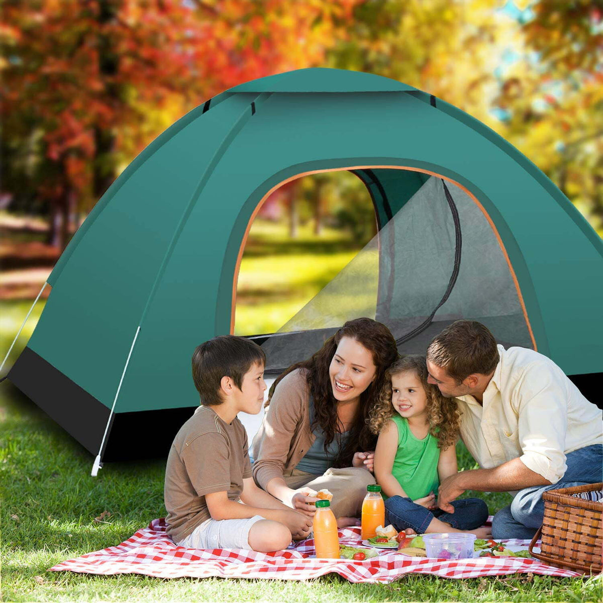 Portable Waterproof Instant Pop Up Tent for 2-3 People Outdoor Camping