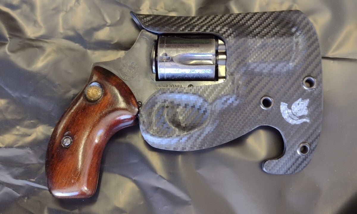 Concealed Carry Pocket Holster for Small Pistols with Exposed Cylinder - Sturdy Kydex® Fit