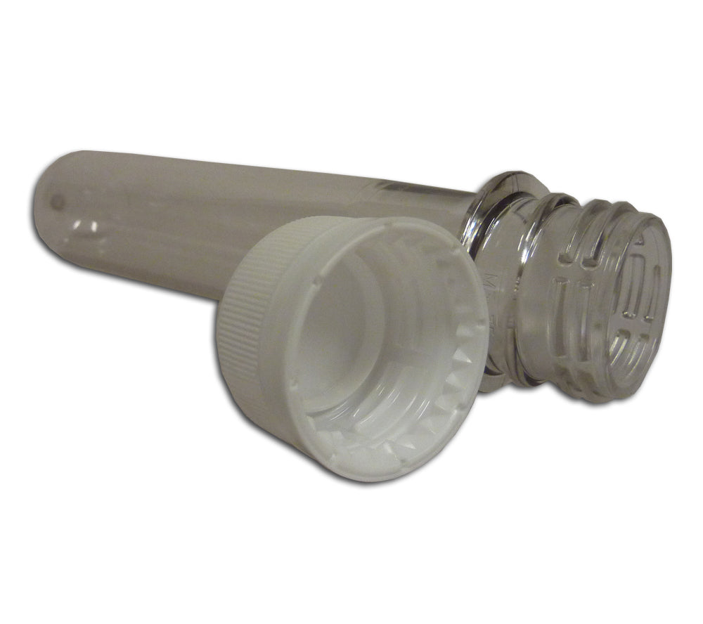 Clear Waterproof Storage Container Pack - 5 Soda Bottle Preforms for Camping, Geocaching