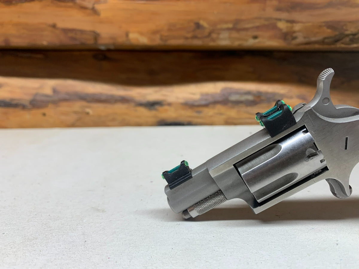 Fiber Optic Front and Rear Sights for North American Arms Mini Pistol - Made in USA