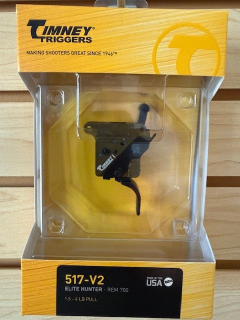 Timney Elite Hunter Trigger for Remington 700 - Adjustable 1.5-4 lb Safety
