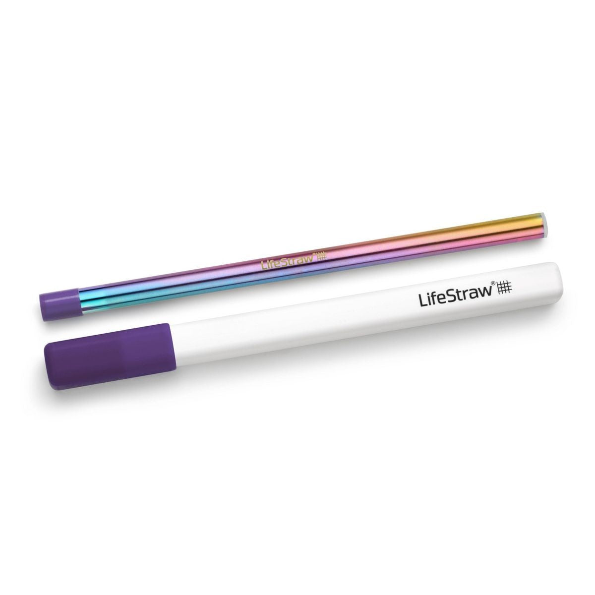 LifeStraw Sip Reusable Steel Water Filter Straw with Carry Case Aurora