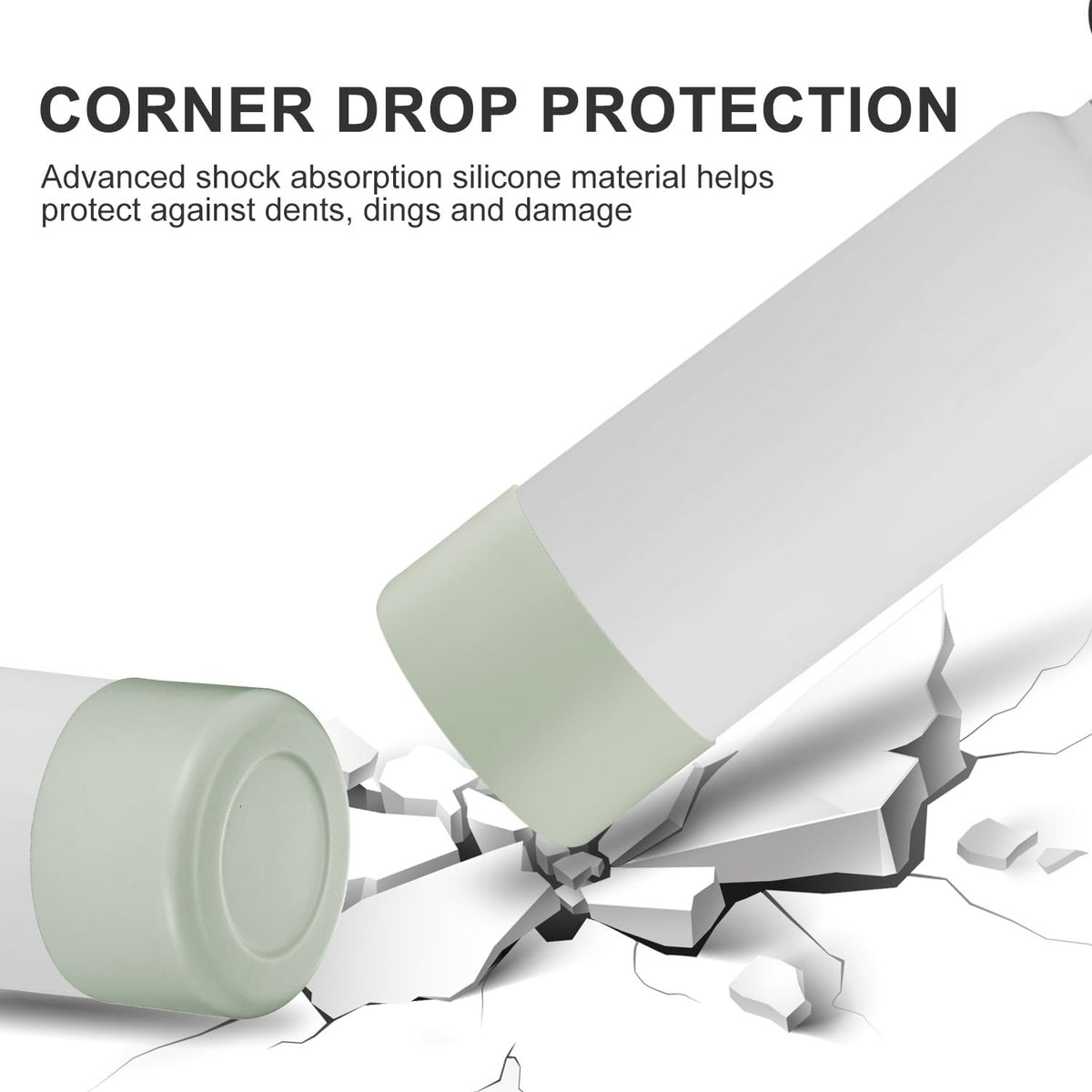 Silicone Protective Boot for 32-40oz Hydroflask Water Bottles - Agave
