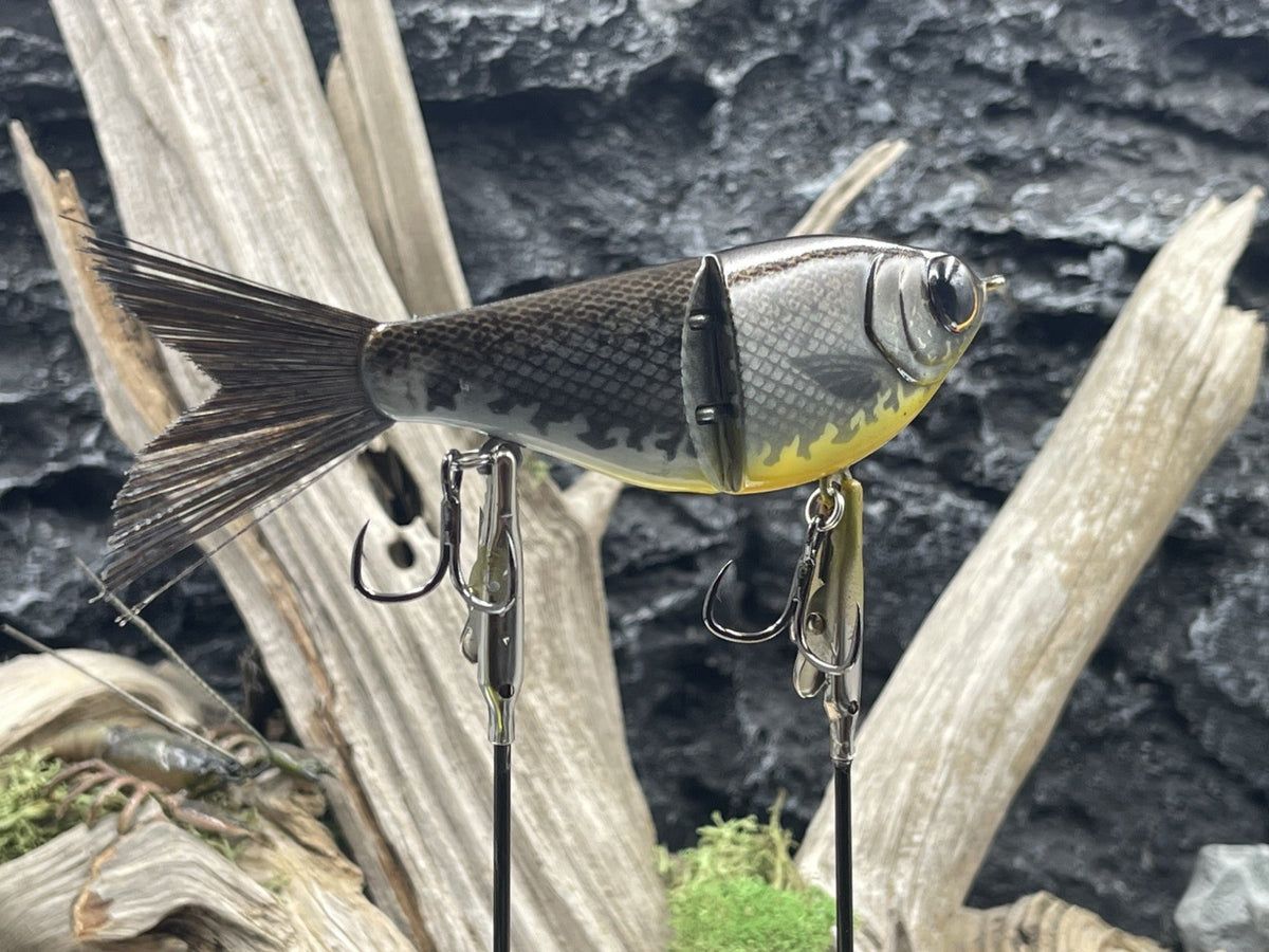 Custom 4.72 Inch Largemouth Bass Glidebait - Soggy Bottom Boy Style