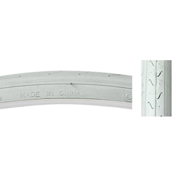 27x1-1/4 Road Bike Tire - White Classic Vintage Cycling Tire