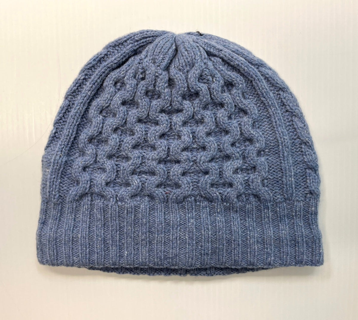 Patagonia Coastal Cable Beanie Recycled Wool & Nylon Hat - Barnacle Blue