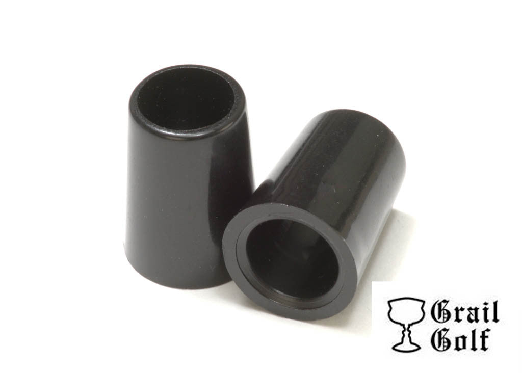 Premium Black Taper Tip Golf Ferrules - .355 Diameter, 0.75" Length, 0.545" OD, Lot of 12-100