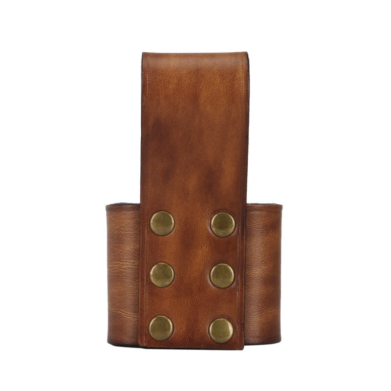Leather Axe Holster Tool Belt Pouch for Hunting & Camping Gear