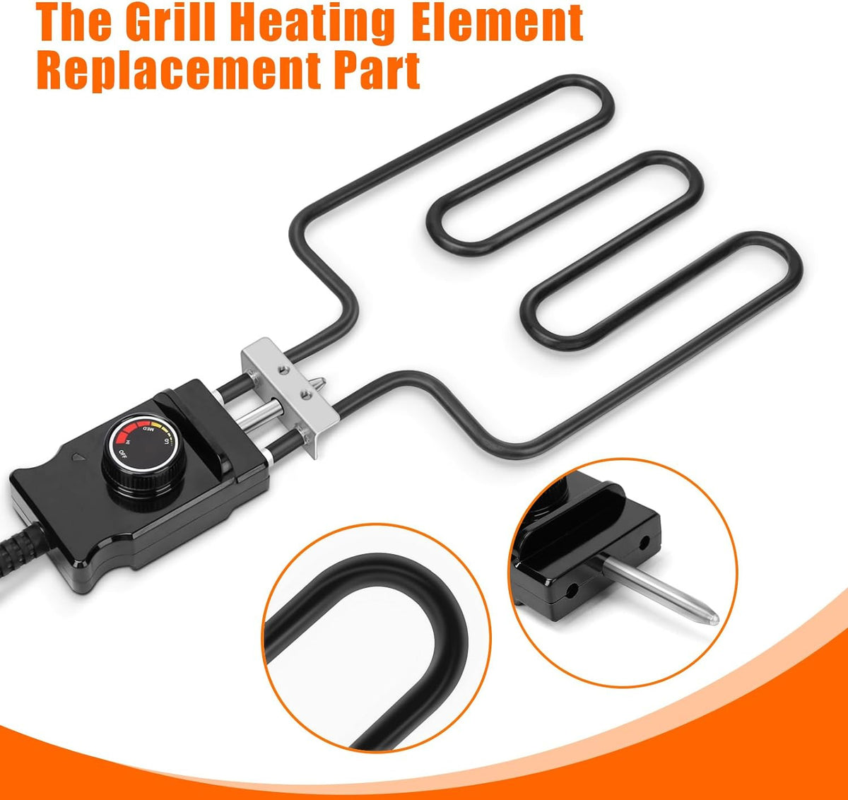 1500W Electric Smoker Heating Element for Masterbuilt & Other Smokers