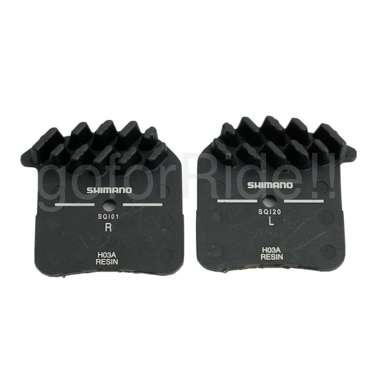 Shimano H03A Resin Disc Brake Pads with Ice-Tech Fin for Mountain Bikes