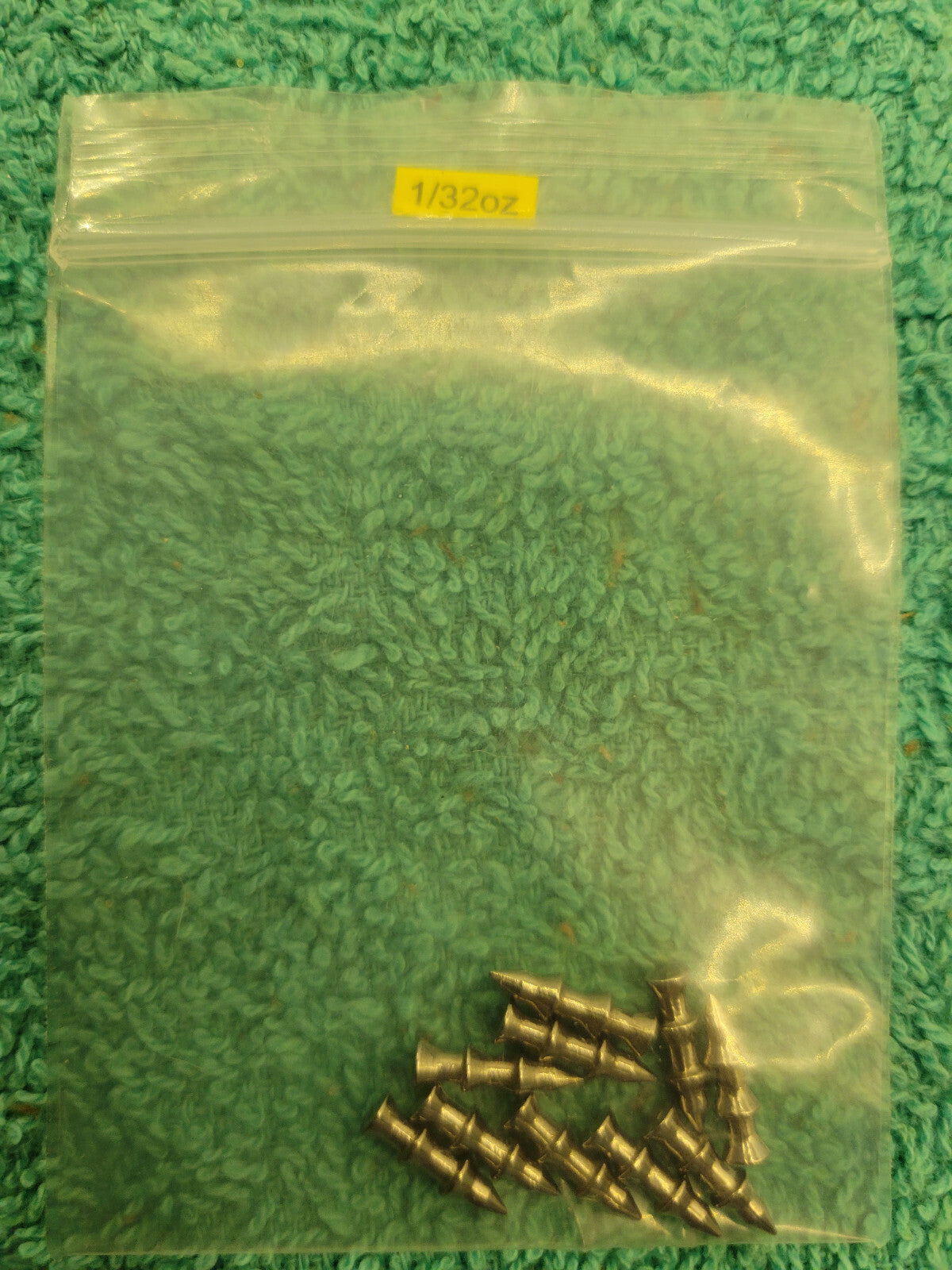 Tungsten Nail Sinkers for Soft Plastic Baits Fishing Weights 10 Pack - Multiple Sizes