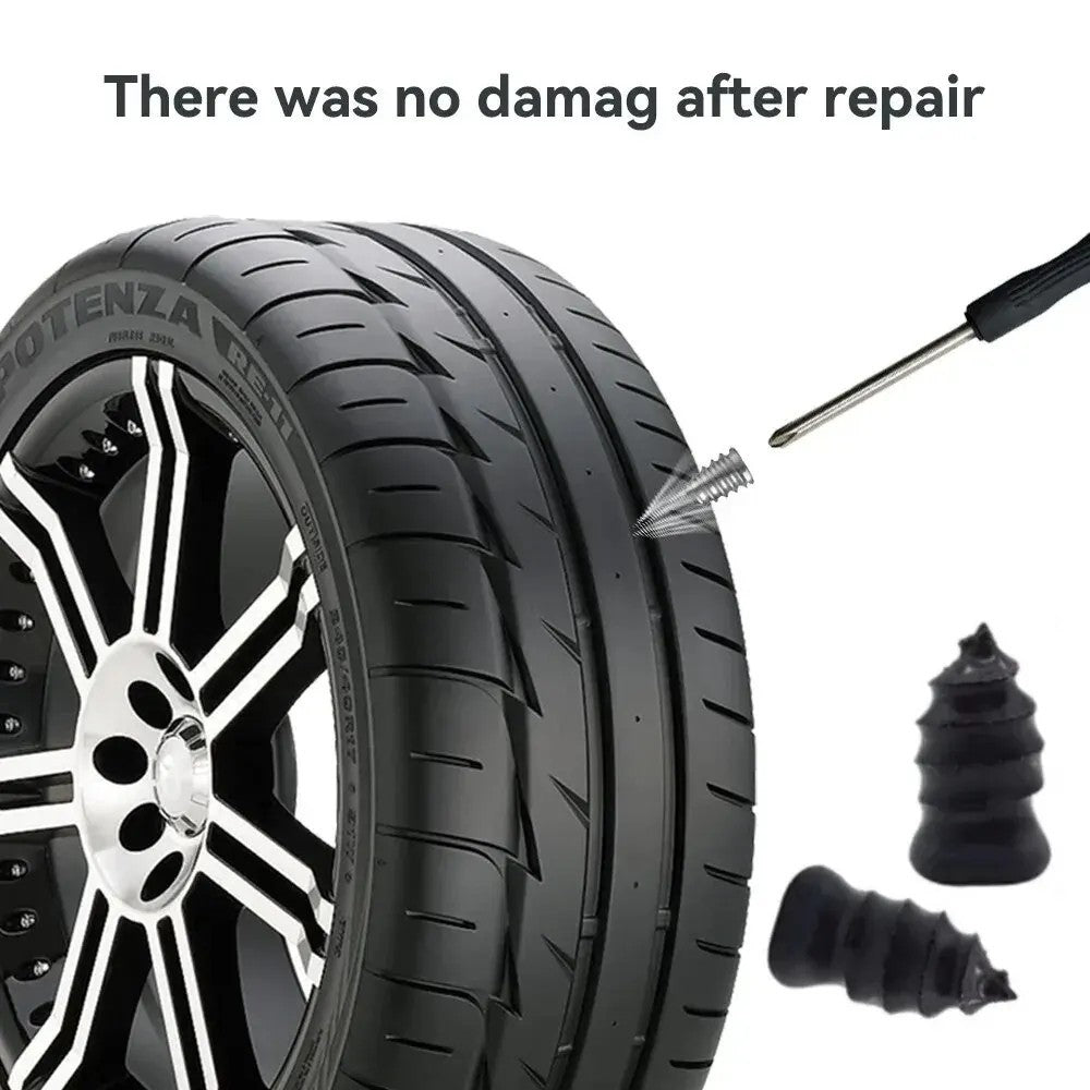 Universal Tire Repair Nails Set for Car Motorcycle Truck Off-Road Puncture Fix