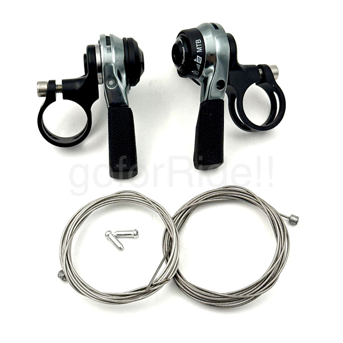 Microshift 2/3x10 Speed MTB Thumb Shifter Pair - Left & Right, 22.2mm Clamp