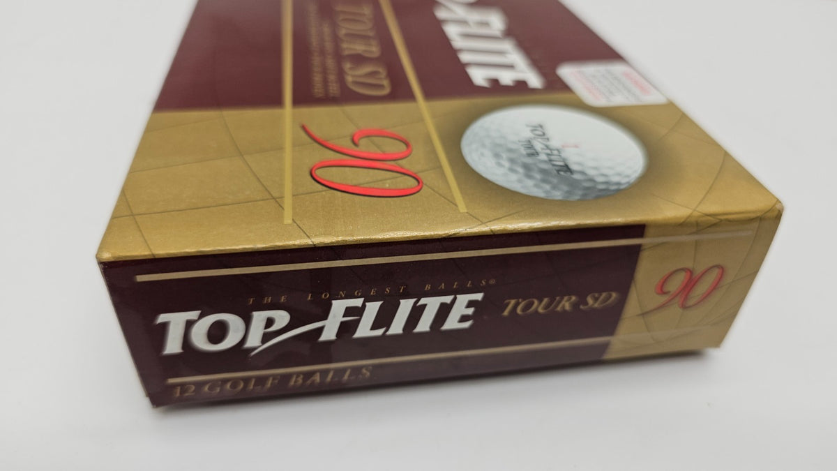 Golf Balls - Vintage Top-Flite Tour SD 90 High Spin Soft Feel - Dozen