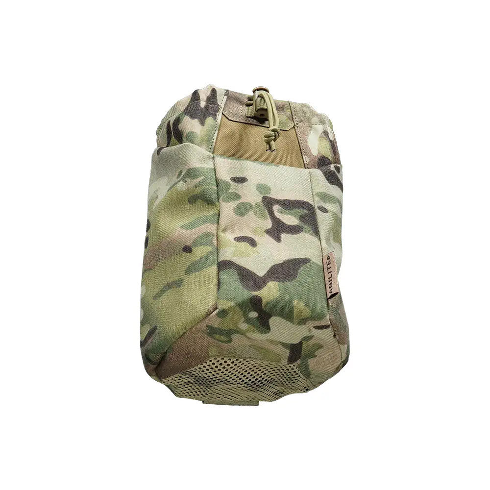 Tactical Auto-Deploy Dump Pouch for Magazines - Green, 5 Capacity
