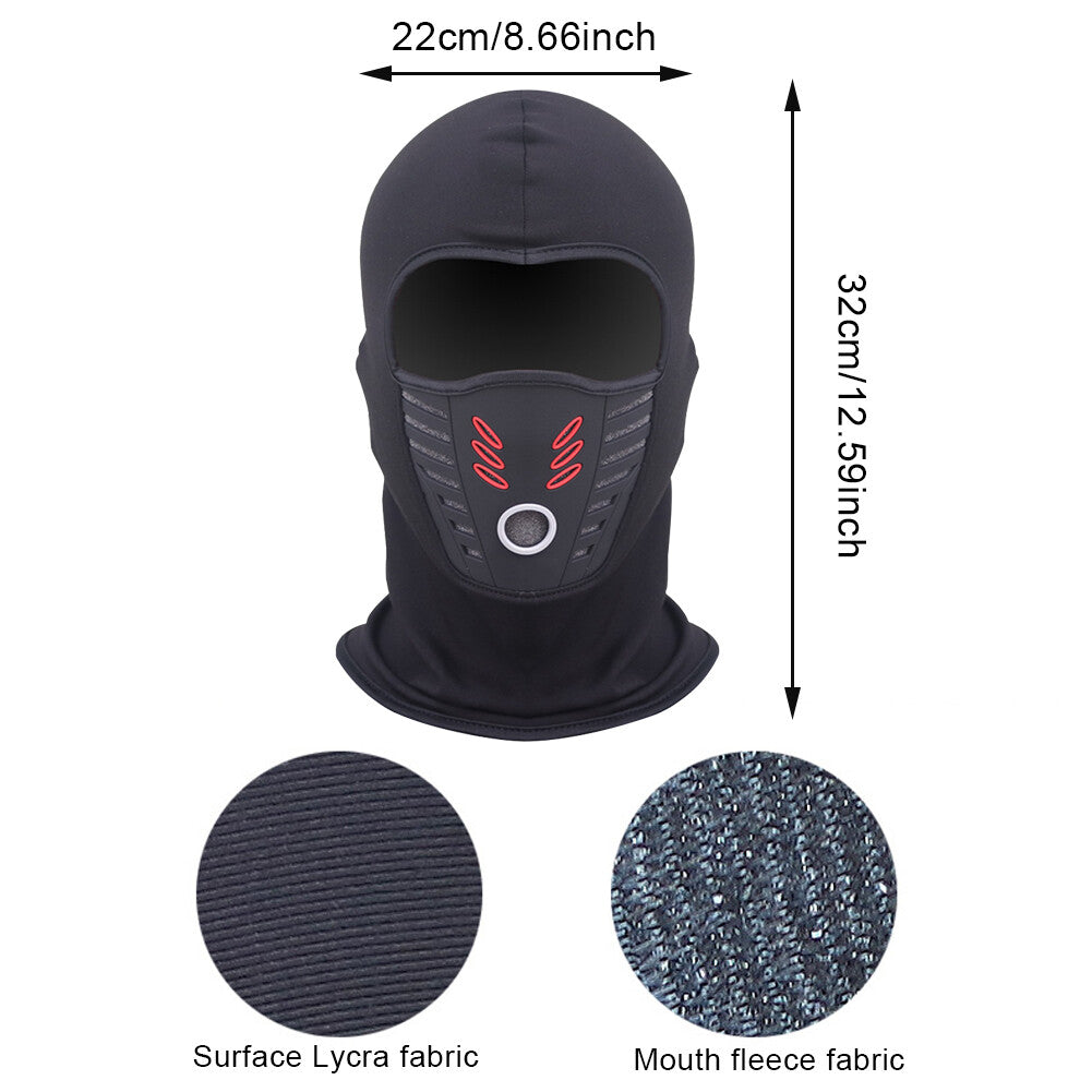 Winter Fleece Ski Mask with Neck Warmer for Men Women - Full Face Balaclava